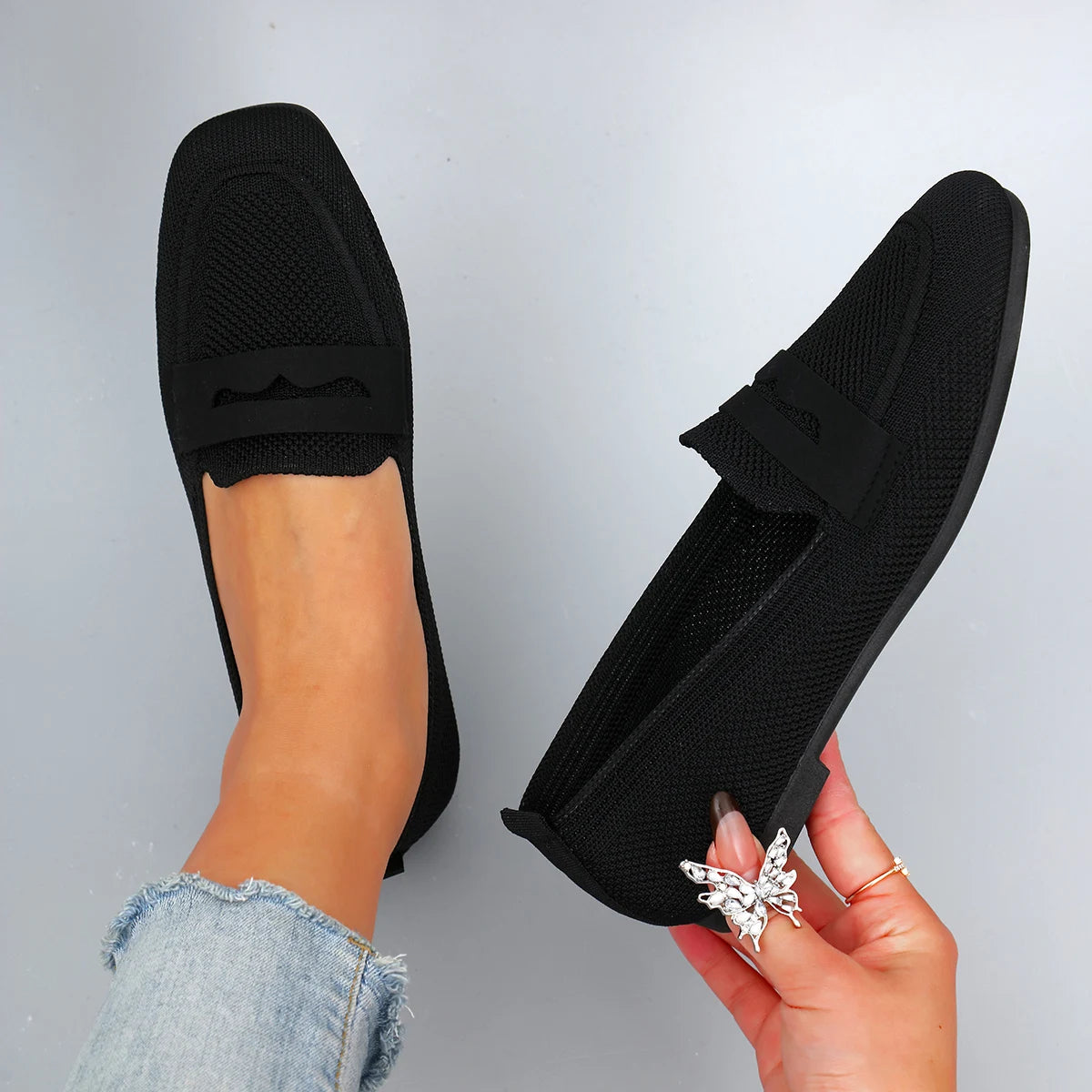 Women's summer breathable mesh flat shoes women's shoes casual sneakers shoes, clearance free shipping
